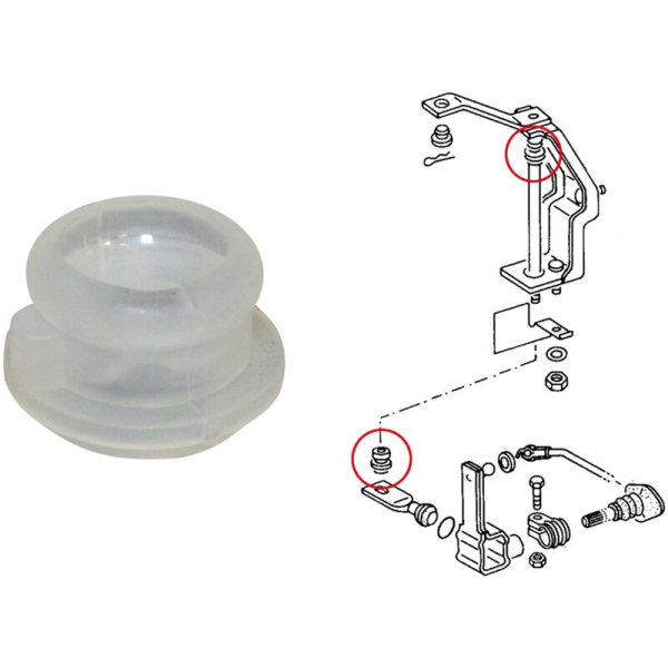 Bushing VW Golf 1/Jetta man. 04/74-02/84 | OE 171711067B