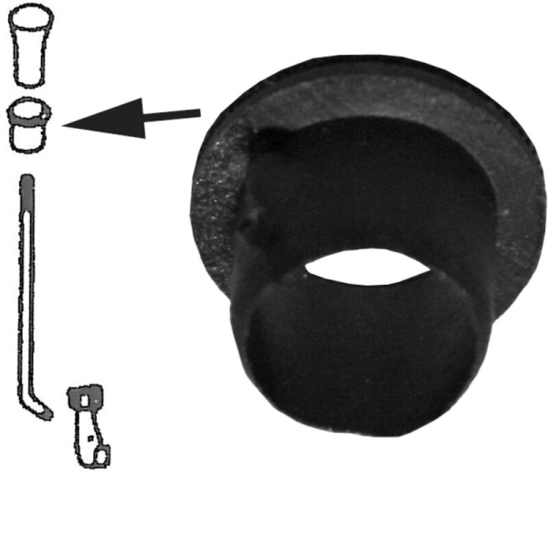 Rubber Guide VW Golf 1/Jetta 05/74-02/84 | OE 111837355