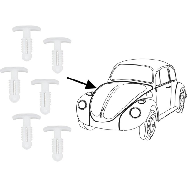 Clip VW Golf 1/Jetta 02/74-07/83 | OE 133823717