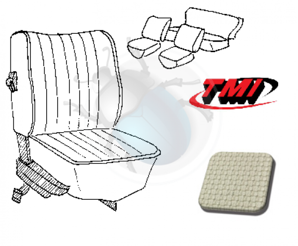 SEAT COVERS TMI 73 GREY