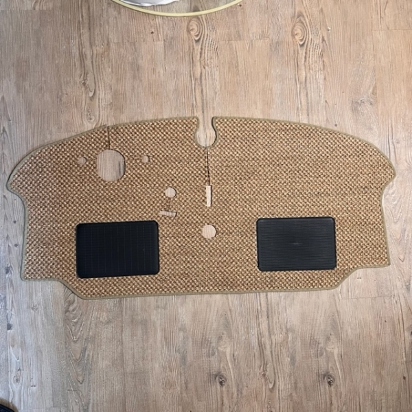 sisal front floor matVW Bus T2 T2 8.72-7.79 Matte Fußraum Amber Malay Sand Trim T2 Bus Madmatz Teppich