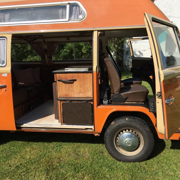 VW Bus T2 1978 T2b Adventure Highroof mit frischen TÜV und H-Zulassung Westfalia Camper T2