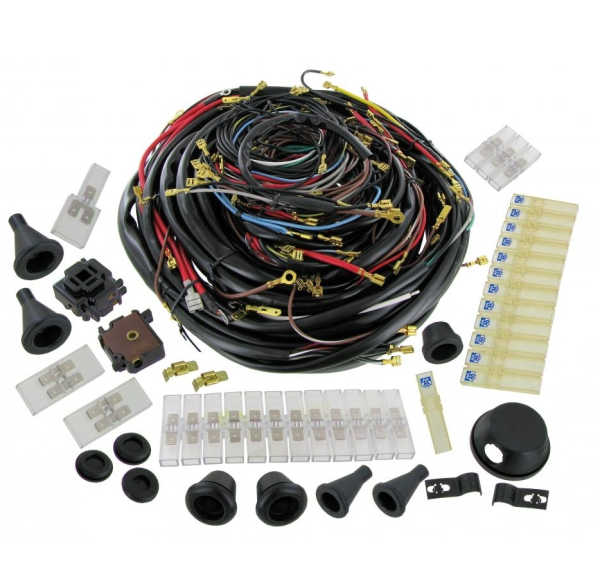 Wiring-harness-Beetle-132-+-Convertible-1972-VW-Kaefer-