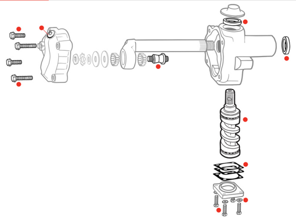 Lenkgetriebe reparieren NOS Lenkhebel passend für Bus T2 07.69 - 07.72 Ersatzteile Wellendichtring Lenkgetriebe Lenkhebelwelle 27mm  Lenkhilfe VW Bus T2 T2a vergl. 211415273
