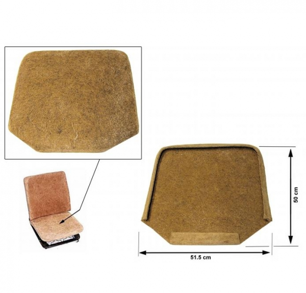 Seat padding 1/3 bottom, front left 211 881 369B Bus 08/62-07/67