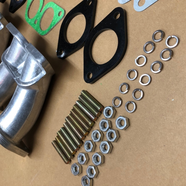 Manifold for Porsche 356 inlet kit with gaskets + nuts, bolts Weber IDF 40