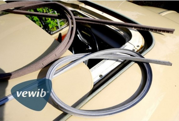 Schiebedachdichtung vorne VW Käfer 1200/1300/1500/1302 Dichtung Schiebedach vergl. 117877225B 117877223C