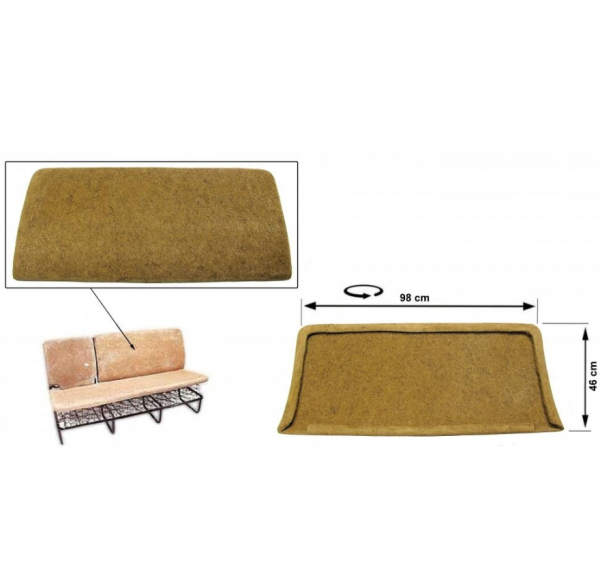 Seat padding 2/3 backrest, middle seat