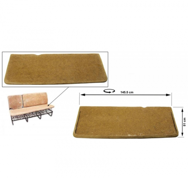 Seat padding bottom, middle seat  VW Bus T1 T2 T2b 8.1955 - 7.1979 211883373
