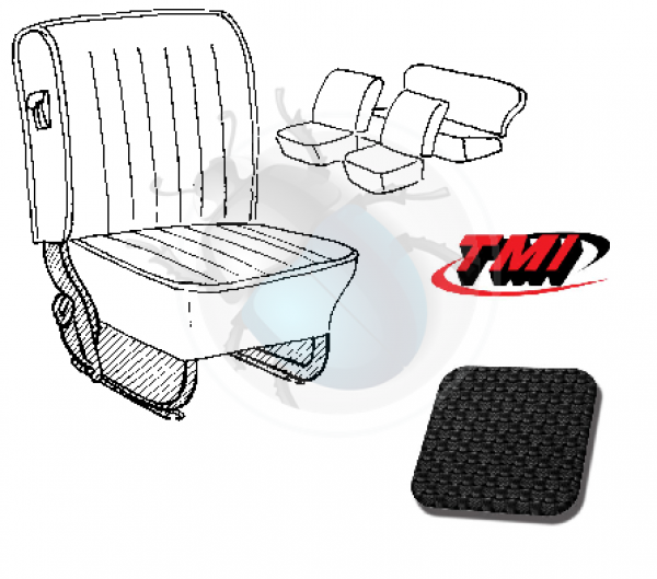 SEAT COVERS TMI 68-72 BLACK