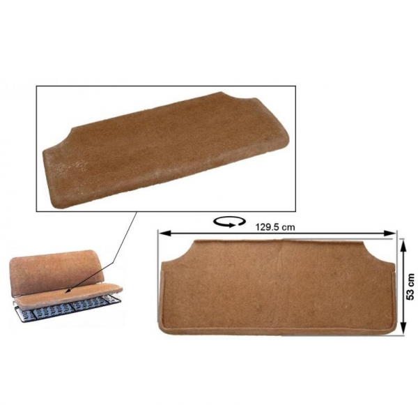 rear padding vw käfer rear seat upholstery