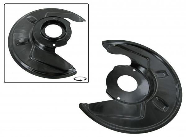 Disc brake splash shield left Bus until 7.1979 211 405 593