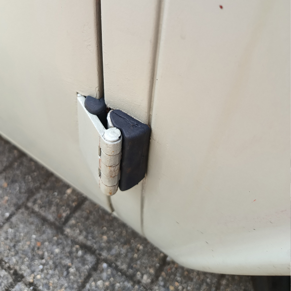 Rubbers for hinge cargo door double cab Bus 08/67-07/79