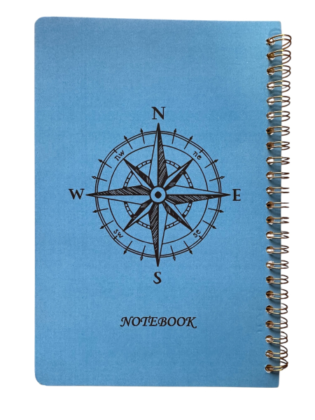 Aufgeschlagenes Camping Journal DIN A5 für VW Bus T1 und T2 Fahrer mit 100 Seiten