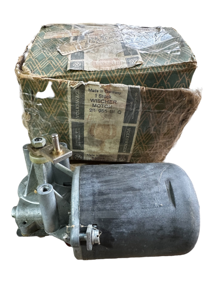 Originaler VW Bus T1 Wischermotor 6V NOS, Teilenummer 211955111Q 1966 1967