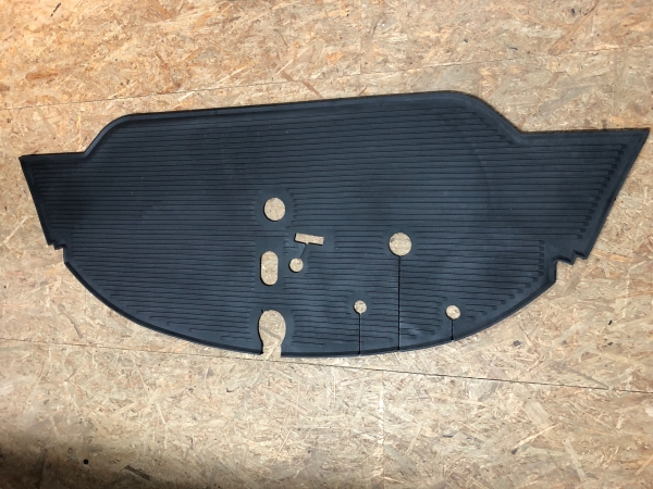 Front rubber floor mat (black) code:0538-56 OEM:211 863 711E model:      Bus 59-07/67