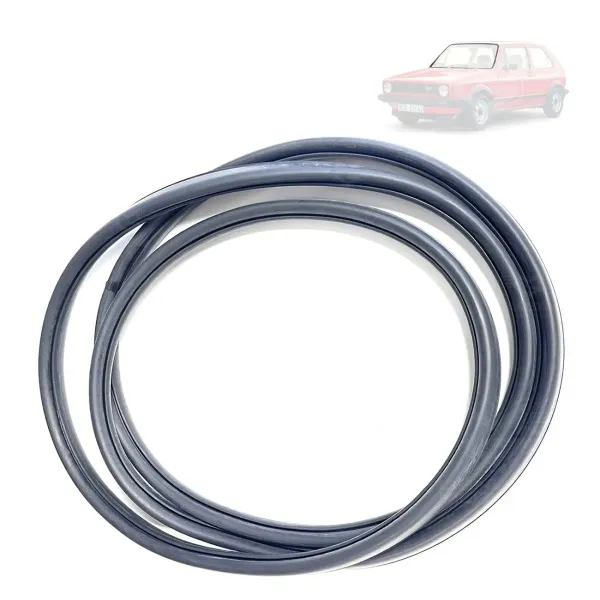 Frontscheibendichtung VW Golf 1 MK1 Dichtung Frontscheibe alle Golf I Limousine und Cabriolet ohne Rille für Zierleiste VEWIB 171845121 olf 1 Dichtung Heckschiebe Heckscheibendichtung alle Golf I, ohne Rille für Zierleiste, VEWIB 171845521