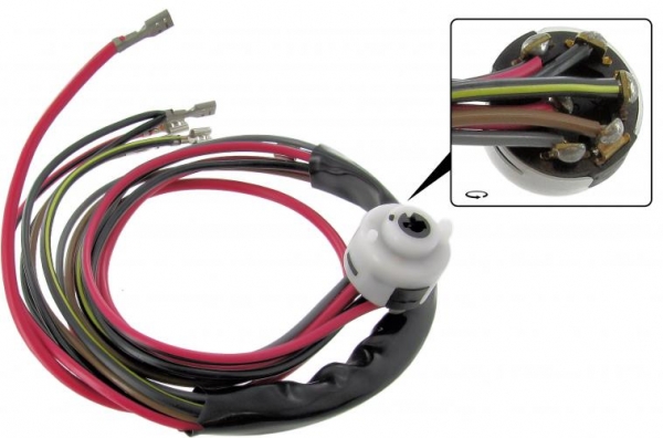 Ignition switch Beetle 1300/1302 8.1970 until 7.1971 Beetle 1200 8.1970 until 7.1975 Karmann Ghia 8.1970 until 7.1971 Bus 8.1970 until 74 (VIN 294 2164 059) Thing 8.1970 until 2.1973