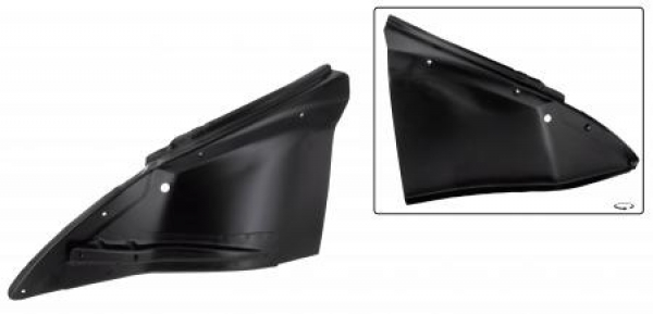 Stoßstangenhalteblech, Endspitze VW Käfer hinten rechts 1949 - 7.67