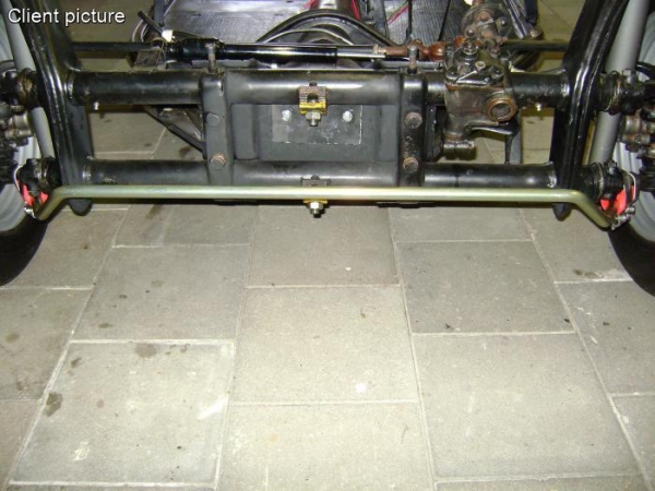 Stabilisator für gekürzte Achse - Swap Bar narrowed Beam  VW Käfer Pumachse