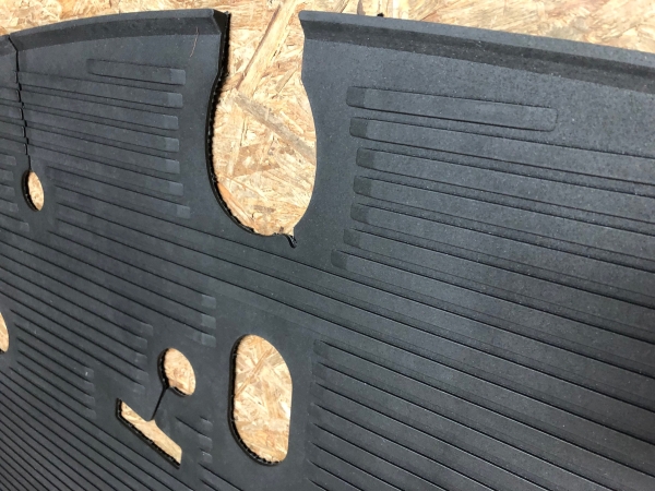 Front rubber floor mat (black) code:0538-56 OEM:211 863 711E model:      Bus 59-07/67