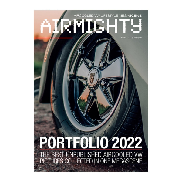 Airmighty Portfolio 2022 Ausgabe Magazin Heft für VW Käfer VW Bus T1 T2 T3 Karmann Ghia Megazine