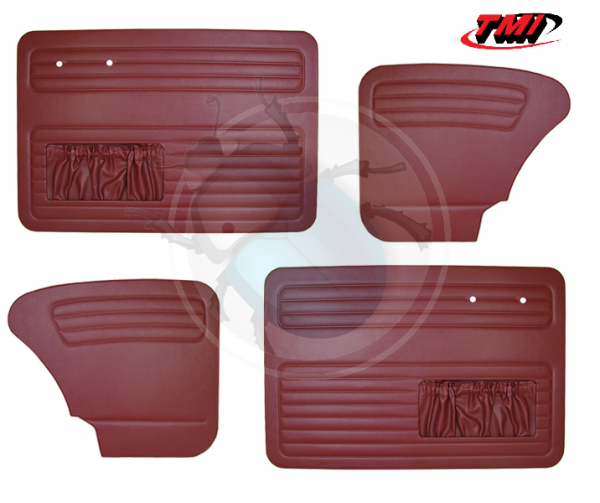VW Käfer 8.64-7.66 door panel side panel red