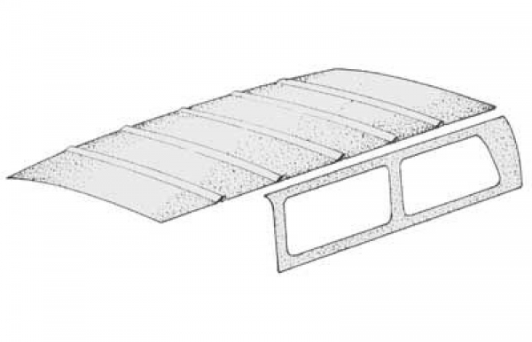 Headliner with Sunroof Sliding Roof VW Bus T2 T2a 68-7.71