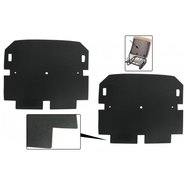 Front seat back foundation paperboard (Per Pair) VW Beetle