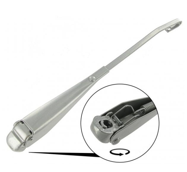 Wiper arm (black) left Beetle Beetle 1959 (VIN 2 477 022) until 7.1964