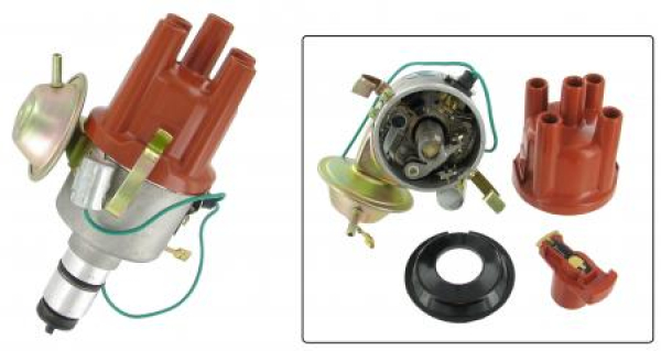 Distributor with vacuum advance