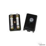 Fuse-box-bakelite-for-2-fuses-VW-Kaefer-111937041+111937455