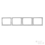 Sidewindow-inner-repair-panel---complete-for-4-windows-Left--VW-Bus-T1-