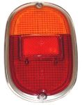 Taillight lens European amber/red A-quality (each)