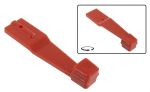 Heater lever (red) (each) Bus 8.1973 until 7.1979