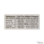 Sticker-tyre-pressure-VW-Bus-T1-Kaefer-T2-