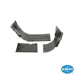 Heater-channel-set-black-3-pieces--Fits-between-heater-boxes-and-engine-case-VW-Käfer-00-8948-B