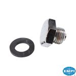 Oil-drain-plug-with-washer-magnetic-chrome-bulk-VW-Käfer-00-8856-B