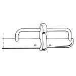 Bumper--rear-USA-model--super-chrome-VW-Kaefer-113 798 073B