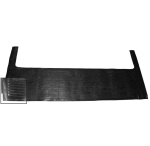Rubber floor mat crew cab Bus until 7.1979 (Pickup only)