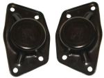 Spring plate caps black (Per Pair)