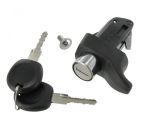 VW Bus T2 T2b 1972-1979 Türgriff Motorklappe Motorklappenschloß Schloss der Motorklappe mit Schlüssel schwarz 211827503J