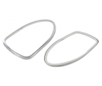 Taillight chrome rings Beetle: VW 1300, VW 1500 and 1302 8.1967 until 7.1972  vergl. 111945117A