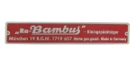 Amaturenbrettablage Gepäckablage Schild Schildchen Bambusablage Ra-Bambusablage VW Käfer 1200 1300 1500 1600 Kleingepäckträger