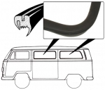 side window seal VW Bus T2 Vergl. 211845321B