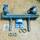 Stock exhaust muffler with dual hotspot Type-1 engines 1300 and 1600cc for: Beetle 113251053BD