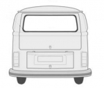 German quality rear screen seal Bus      VW Bay Window 67-79     VW Split Screen 64-67     VW Brazilian Bay window 97-13