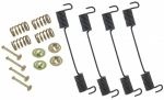 Brake shoe mounting kit front, including tension spring Bus 8.1963 and later