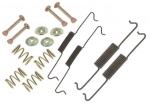 Brake shoe mounting kit front, included tension springs