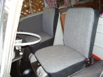 seat cover mesh grey splitwindow bus